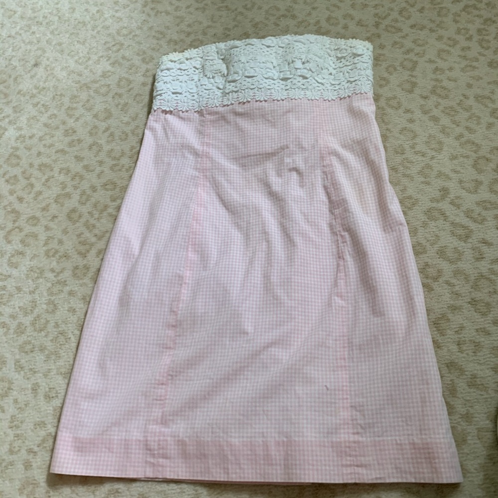 Lilly Pulitzer strapless dress